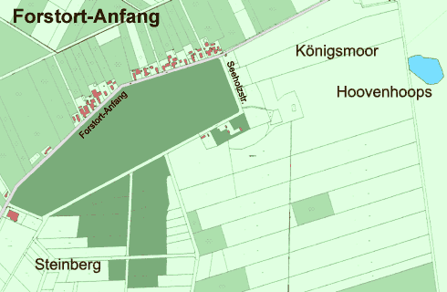 Karte von Forstort Anfang